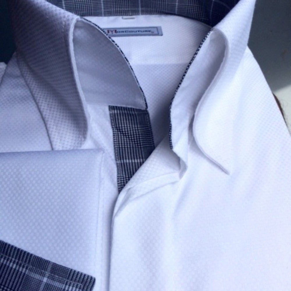 MorCouture Limited Edition Le Blank High Collar Shirt